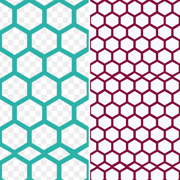 PSD padrão sem costura das telhas hexagonais