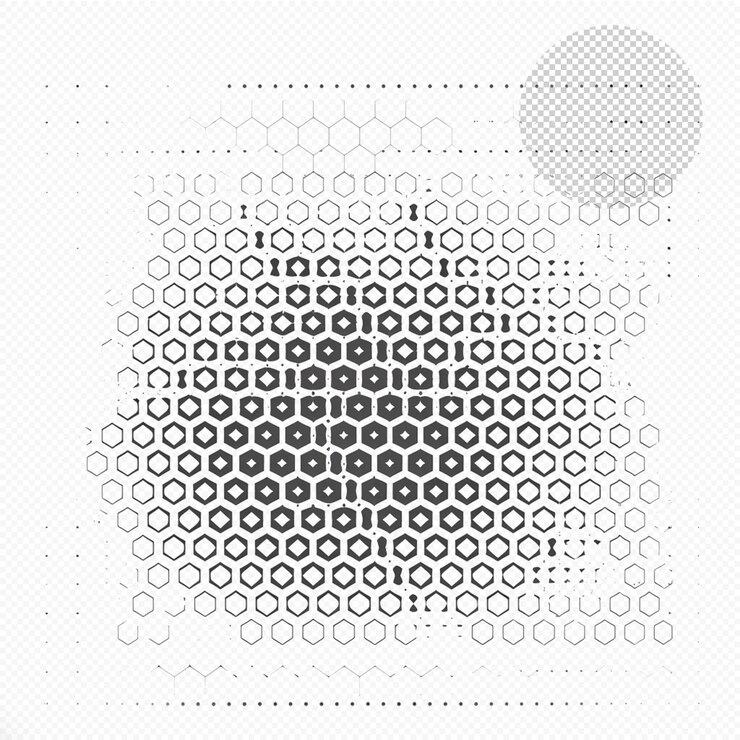 PSD padrão semitono abstrato de fundo transparente