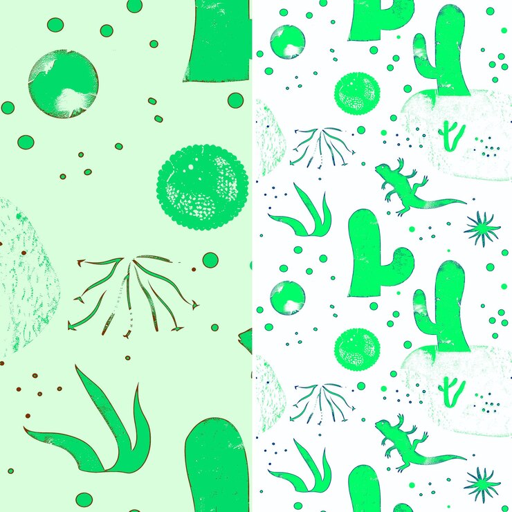 PSD padrões de dunas de areia com lagarto de cacto e silhueta de dólar de areia png desenhos abstratos tradicionais