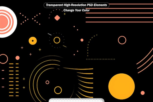 PSD padrões geométricos abstratos da arte moderna