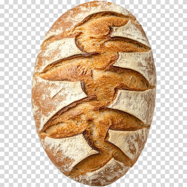 pães PNG recortados isolados sobre um fundo transparente