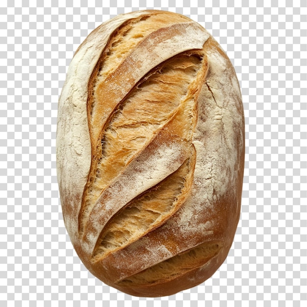 pães PNG recortados isolados sobre um fundo transparente
