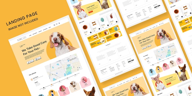 Page d'atterrissage pour les soins aux animaux