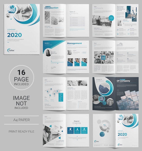Page Business Broschüre Vorlage