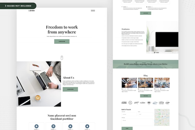 Page du site web indépendant