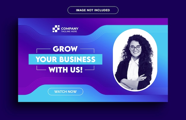 Une page Web pour une page Web qui dit développez votre entreprise avec nous.