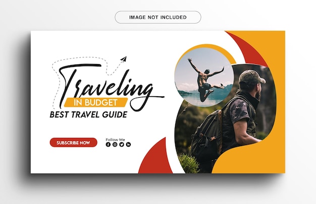 Une page web qui dit voyager dans le budget.
