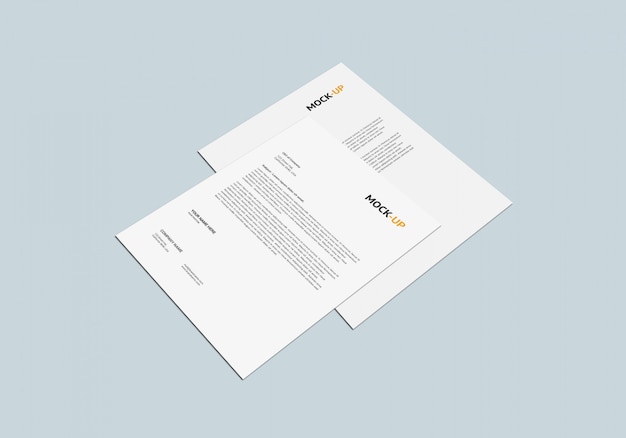 Pagina A4 Mock-up