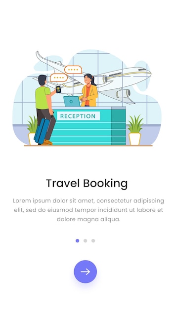 Página de destino vertical design vetorial ilustração design banner e comércio eletrônico