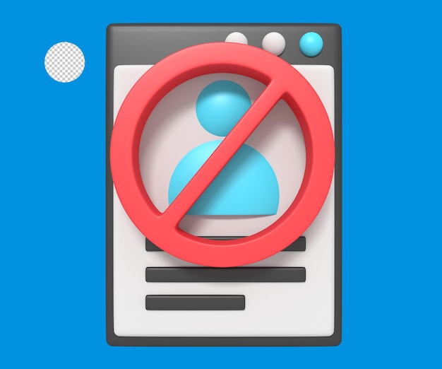 pagina del profilo dei dati cancellare
