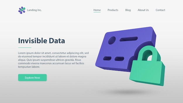 Pagina di destinazione della sicurezza informatica