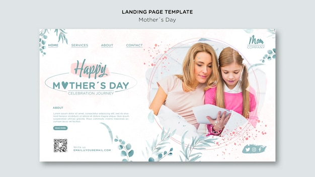 Pagina di destinazione per la festa della mamma