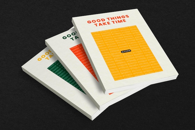 Pagina di rivista mockup pubblicazione professionale psd realistico