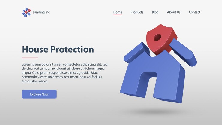 PSD página de inicio de seguros