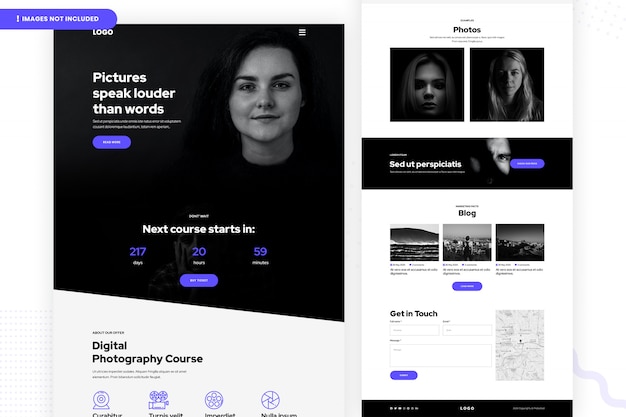 PSD página web del curso de fotografía digital