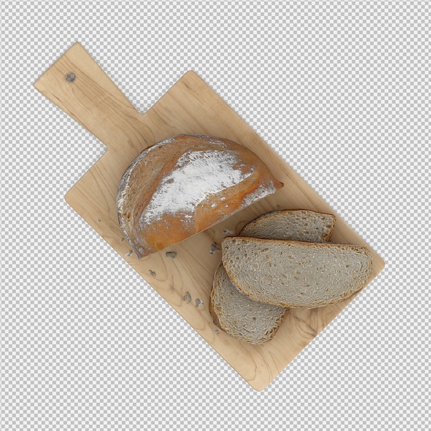 Pain isométrique 3D isolé