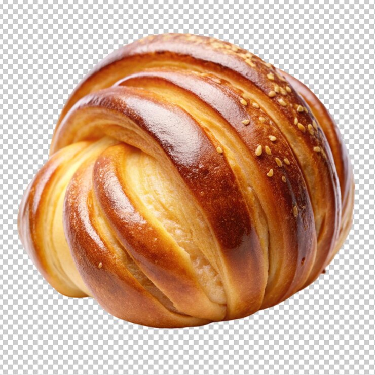 PSD pain, pain de nourriture, pain de viennoiserie, fond transparent