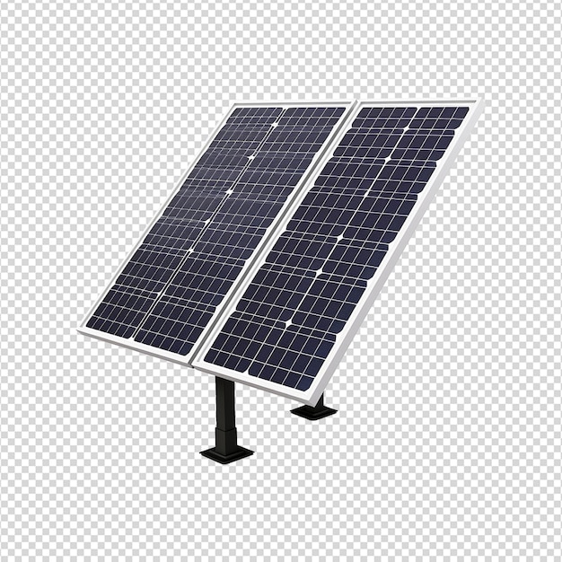 PSD painel solar isolado em fundo transparente png