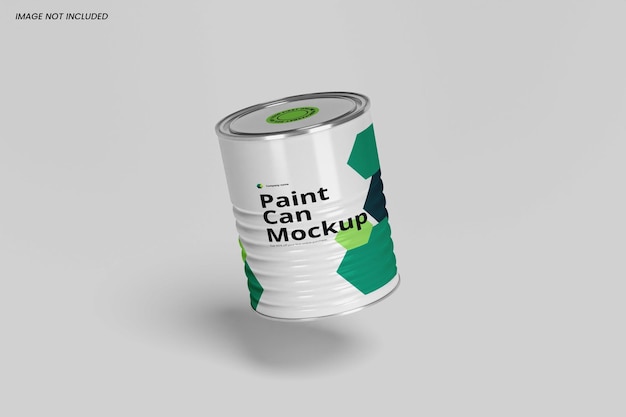 PSD paint can mockup