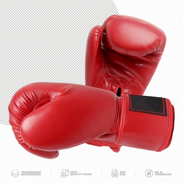 Pair of boxing gloves On Transparent Background PSD