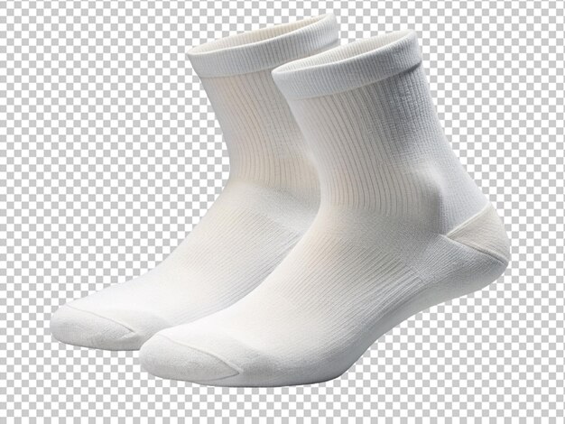 PSD une paire de chaussettes blanches