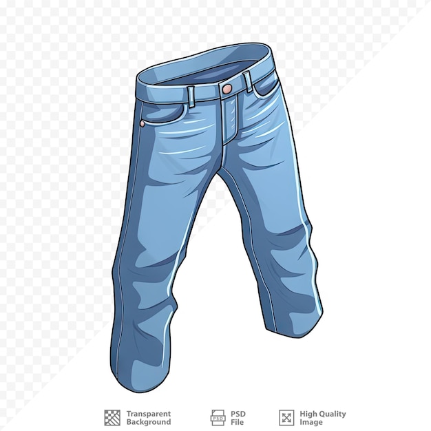 PSD une paire de jeans avec une étiquette qui dit 