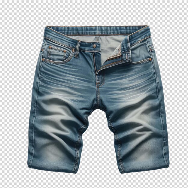 PSD une paire de shorts bleus avec une poche qui dit shorts