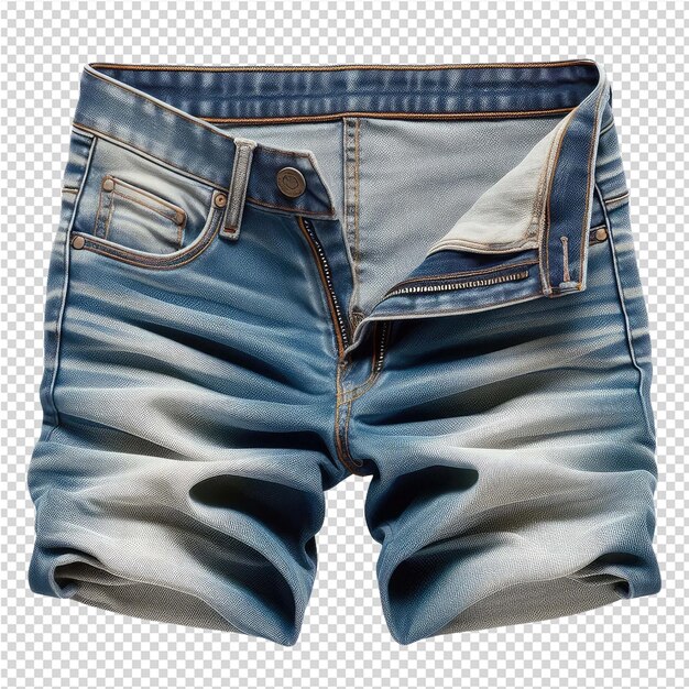 PSD une paire de shorts bleus avec une poche qui dit t-shirt