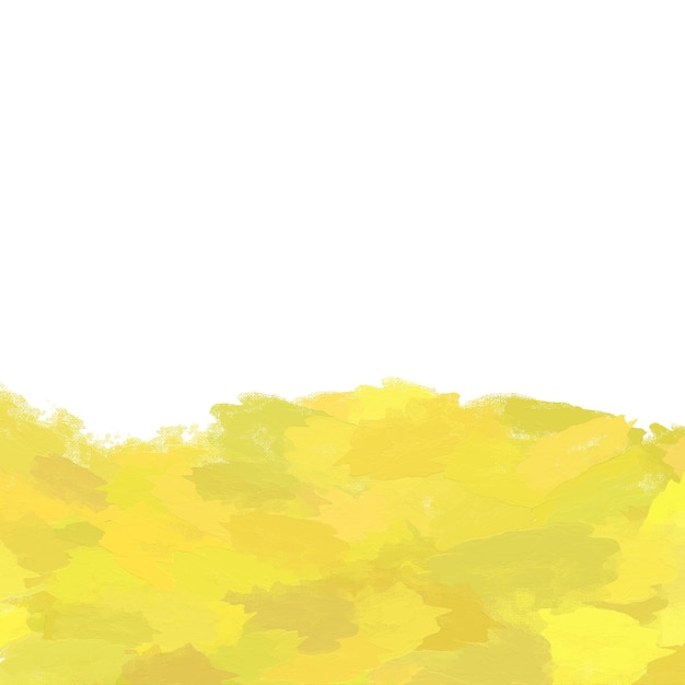 Paisagem amarela abstrata com pinceladas
