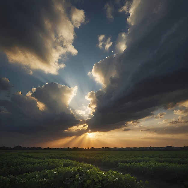 PSD paisagem do céu e das nuvens