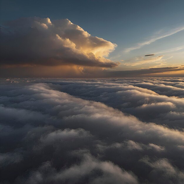 PSD paisaje del cielo y las nubes