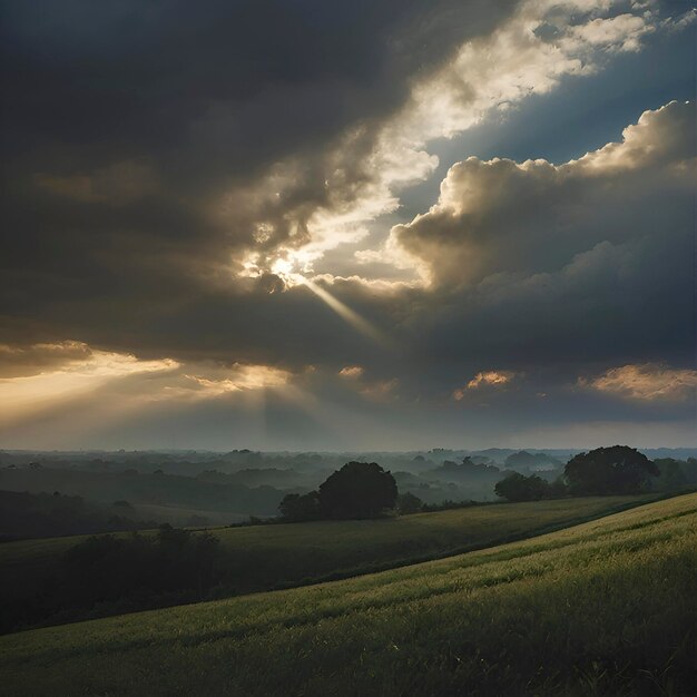 PSD paisaje del cielo y las nubes