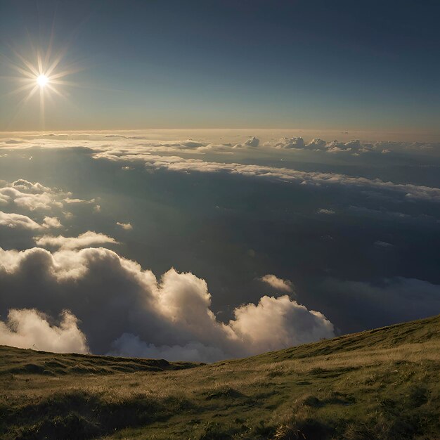 PSD paisaje del cielo y las nubes