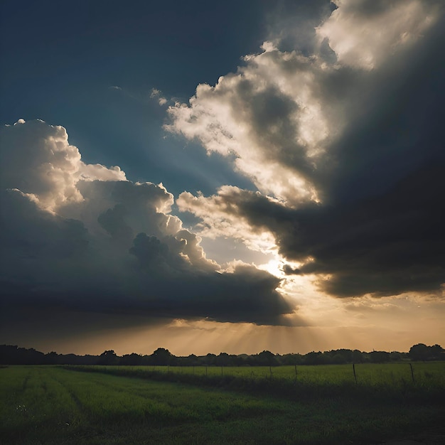 PSD paisaje del cielo y las nubes