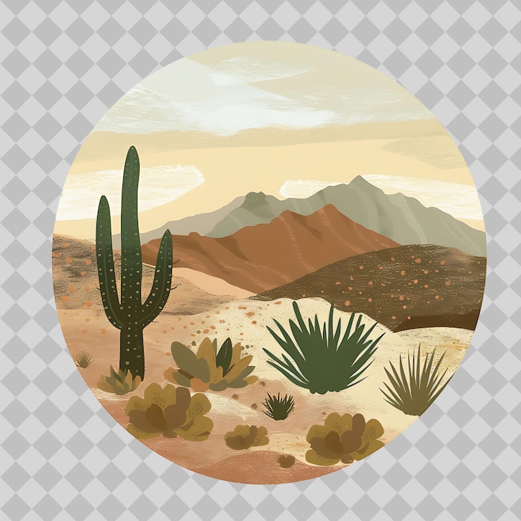 PSD un paisaje desértico con un paisaje del desierto y un paisaje de desierto