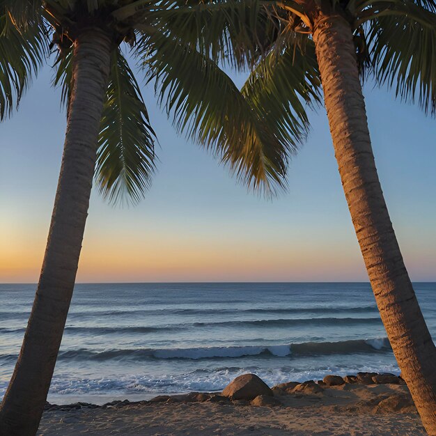 Paisaje oceánico de beachamp