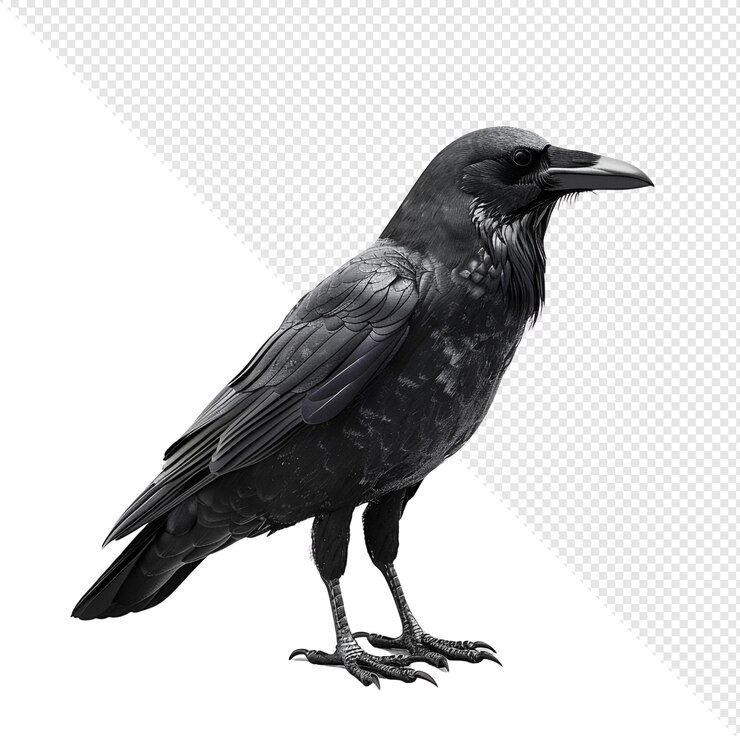 PSD pájaro cuervo
