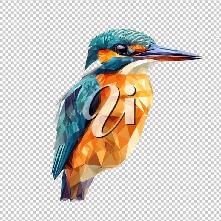 PSD un pájaro en un fondo blanco