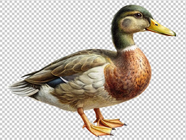 PSD un pájaro pato