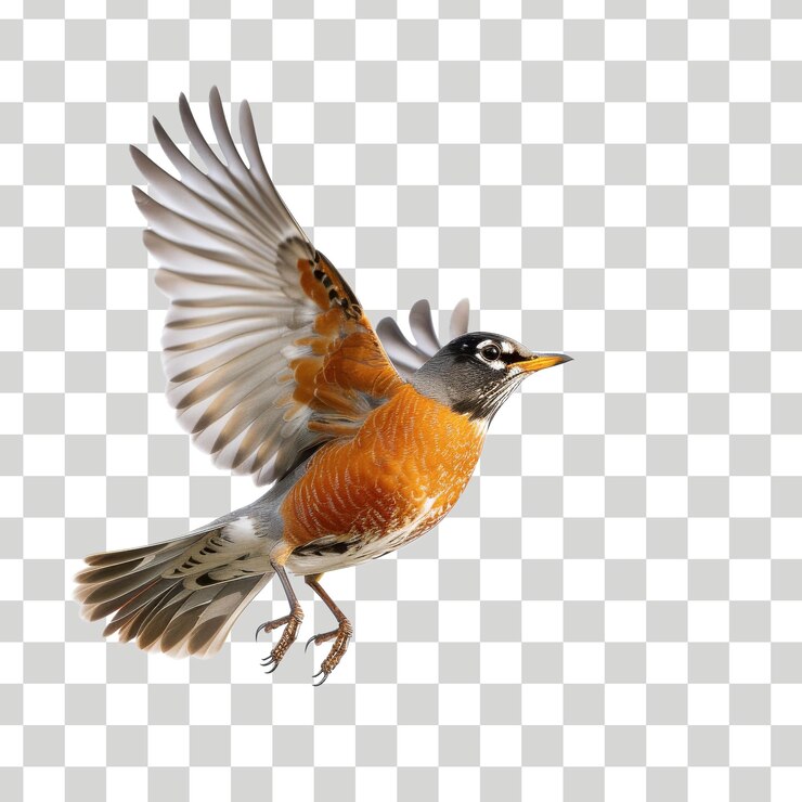 un pájaro volando frente a un fondo a cuadros