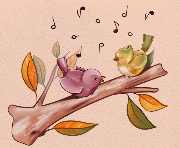 Pájaros cantores Escuela forestal