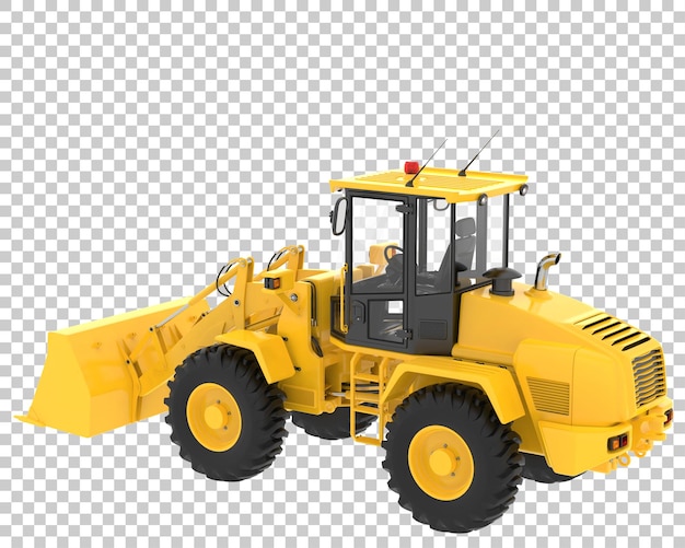 Pala gommata su sfondo trasparente 3d rendering illustrazione