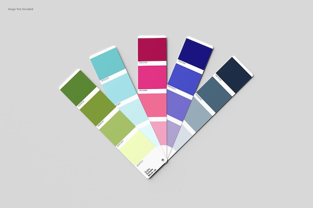 Paleta de cores do ventilador Swatch