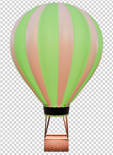 Palloncino ad aria 3D completamente trasparente