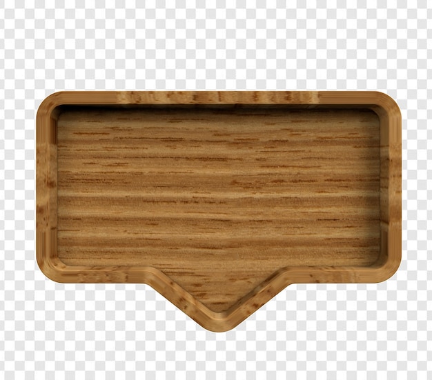 palloncino messaggio in legno