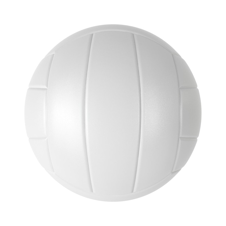 PSD pallone da pallavolo isolato sfondo trasparente rendering 3d