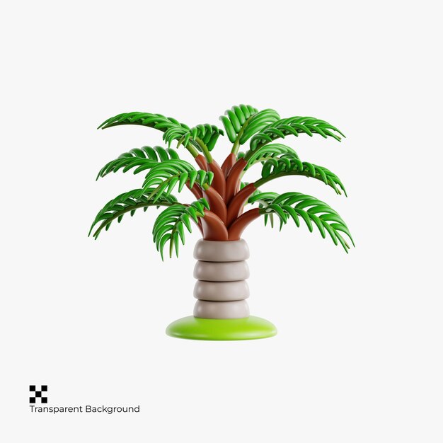 Palmera dell'orso di peluche con foglie pelose