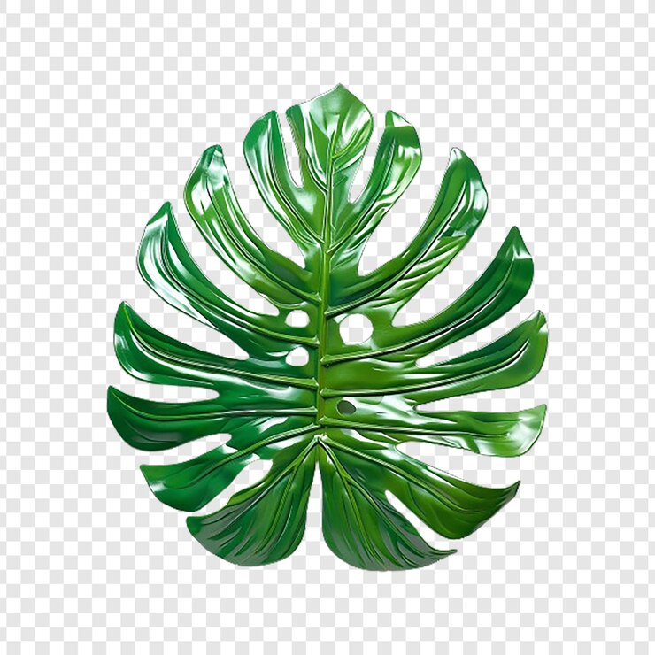 PSD una palmera verde con una hoja verde