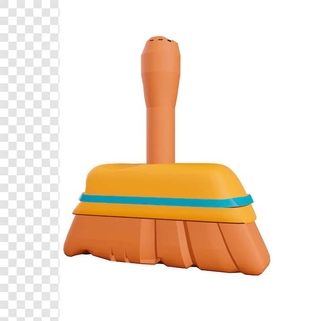 palo de escoba 3d