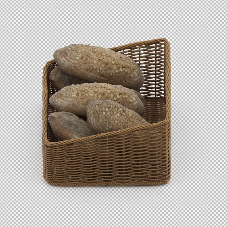 PSD pan 3d isométrico aislado render